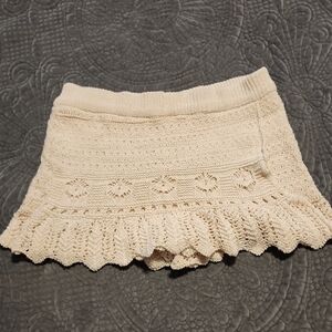 free people Beige Knit Skort